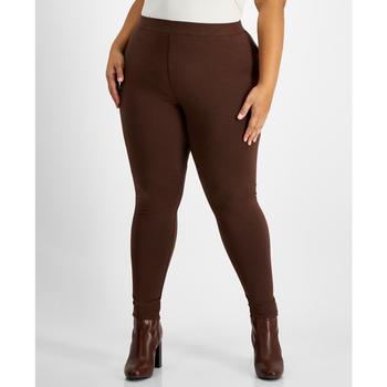 Style & Co | Plus Size Basic Leggings, Created for Macy's商品图片,独家减免邮费