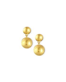 商品Gurhan | 24K Gold Lentil Drop Earrings,商家Neiman Marcus,价格¥16713图片
