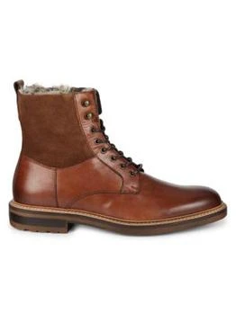 推荐Cerone Leather, Suede & Faux Fur-Lined Boots商品