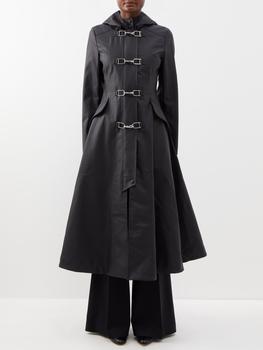 Gabriela Hearst | Coleman pleated hooded raincoat商品图片,
