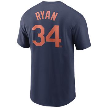 推荐Houston Astros Men's Coop Nolan Ryan Name and Number Player T-Shirt商品