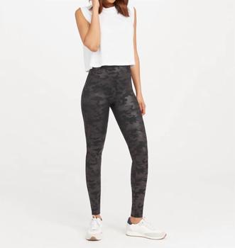 SPANX | Faux Leather Camo Leggings In Matte Black Camo商品图片,5.5折, 独家减免邮费