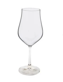 Classic Touch Decor | Set of 6 White Wine Glasses with Clear Stem,商家Premium Outlets,价格¥821