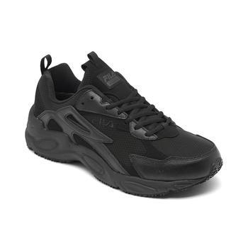 推荐Men's Memory Late shift Slip-Resistant Work Sneakers from Finish Line商品