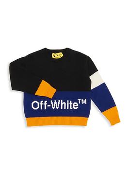 推荐Little Boy's & Boy's Colorblock Crewneck Sweater商品