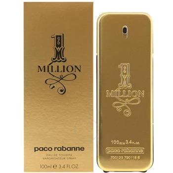 Paco Rabanne | 1 Million Men's / Paco Rabanne 3.3oz (100 ml),商家Jomashop,价格¥481