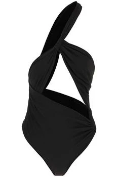MONOT | Monot one-shoulder draped bodysuit,商家Baltini,价格¥1838