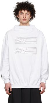 we11done卫衣好不好, We11done | White Cotton Sweatshirt商品图片 3折