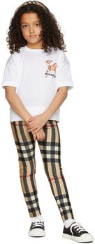 burberry t恤, Burberry | 白色 Deer Motif 儿童 T 恤商品图片 