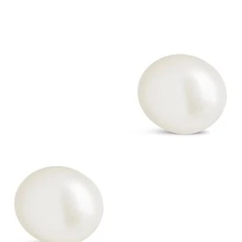 Sterling Forever | Sterling Silver Baroque Pearl Studs,商家Verishop,价格¥441