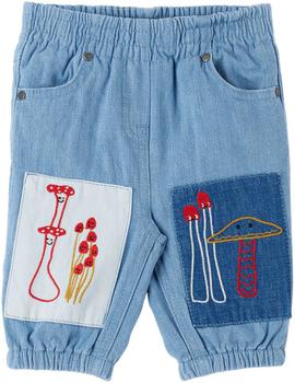 商品Baby Blue Mushroom Patch Jeans,商家SSENSE,价格¥725图片