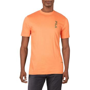 Fila | Fila Mens Deckhand Cotton Crewneck Logo T-Shirt商品图片,5.1折×额外9折, 独家减免邮费, 额外九折