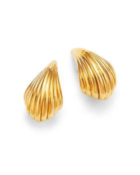 Bloomingdale's Fine Collection | Bloomingdale's Polished Shrimp Design Electroform Stud Earrings in 14K Yellow Gold,商家Bloomingdale's,价格¥13085