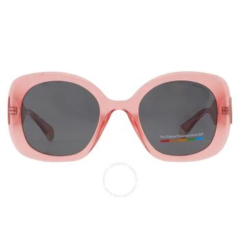 Polaroid | Core Polarized Grey Butterfly Ladies Sunglasses PLD 6190/S 035J/M9 52 3折, 满$200减$10, 满减