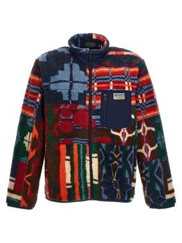 Ralph Lauren | Printed Shearling Jacket Casual Jackets, Parka Multicolor商品图片,5.3折