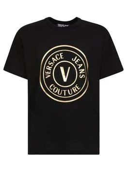 推荐Versace Jeans Couture Logo Printed Crewneck T-Shirt商品
