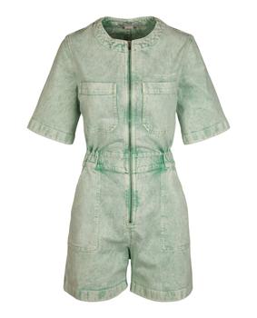 Stella McCartney | Acid Wash Denim Playsuit商品图片,3折×额外9折, 独家减免邮费, 额外九折