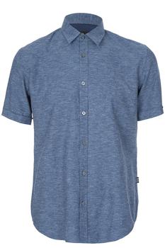 Hugo Boss | Ron5 Short Sleeved Shirt Navy商品图片,4.5折