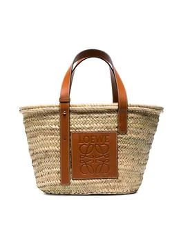 Loewe | LOEWE - Basket Raffia And Leather Tote Bag 独家减免邮费