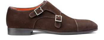 Santoni, Santoni | 双搭扣麂皮鞋商品图片 额外9.5折, 满$400减$100, 满减, 额外九五折