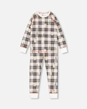 Deux par Deux | Organic Cotton Kids Christmas Family Two Piece Printed Polar Bear Pajama Set,商家Premium Outlets,价格¥172