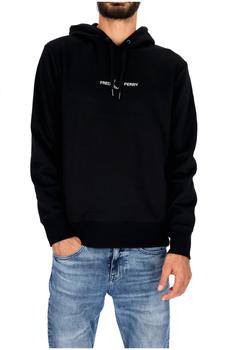 推荐Embroidered sweatshirt with man Fred Perry M4728 Black商品