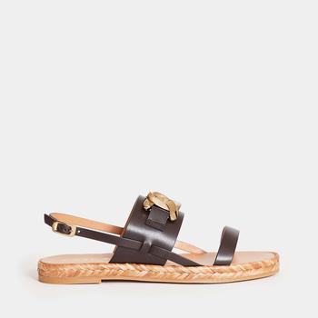 商品Tod's | sandalo basso marrone con catena,商家Atterley,价格¥2452图片