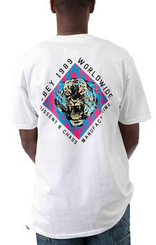 推荐Obey Dissent & Chaos Tiger T-Shirt - White商品