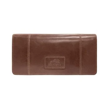 Mancini Leather Goods | Casablanca Collection RFID Secure Ladies Trifold Wallet 