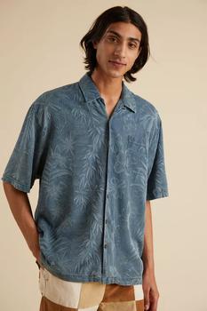 product Urban Renewal Vintage Bleached Tropical Pattern Shirt image