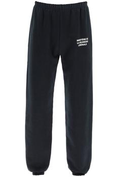 商品Liberal Youth Ministry | Liberal Youth Ministry Lettering Print Cotton Sweatpants,商家Italist,价格¥1214图片