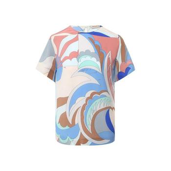 推荐Acapulco Print Silk-Twill Top商品