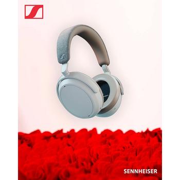 Sennheiser | Momentum 4 Wireless Headphones - Bluetooth Headset for Crystal-Clear Calls with Adaptive Noise Cancellation, 60h Battery Life, Customizable Sound, White商品图片,8.5折, 独家减免邮费