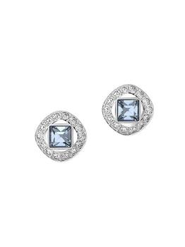 Swarovski | Angelic Rhodium-Plated & Crystal Stud Earrings商品图片,