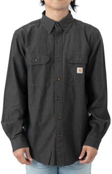 推荐(104368) Original Fit Midweight L/S Button-Up Shirt - Black Chambray商品