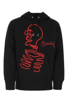 纪梵希卫衣代购, Givenchy | Givenchy Embroidered Drawstring Hoodie商品图片 5.9折