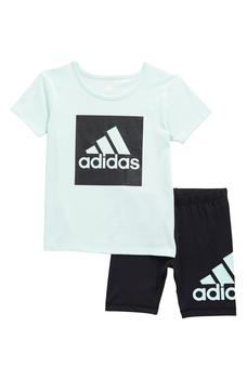 推荐Kids' Badge of Sport Graphic T-Shirt & Bike Shorts Set商品