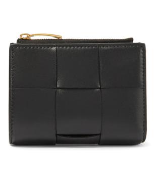 推荐Intreccio leather bifold wallet商品