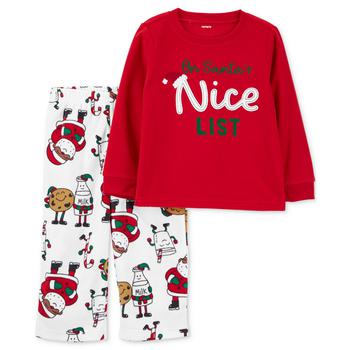 商品Carter's | Toddler Santa Cookies 2-Pc. Fleece Sweatshirt & Pajama Pants Set,商家Macy's,价格¥185图片