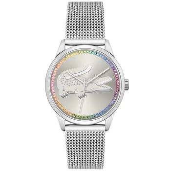 推荐Women's Ladycroc Silver-Tone Stainless Steel Mesh Bracelet Watch 36mm商品