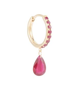 商品Persée | Piercing 18kt gold single earring with ruby,商家MyTheresa,价格¥31530图片