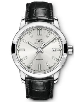 推荐IWC Ingenieur Automatic Silver Dial Black Leather Strap Men's Watch IW357001商品