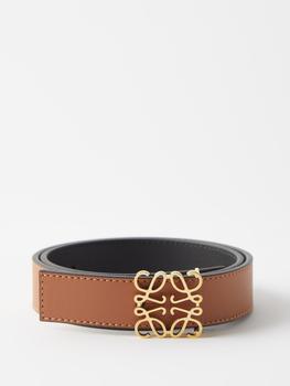 罗意威皮带, Loewe | Reversible Anagram-logo leather belt商品图片 