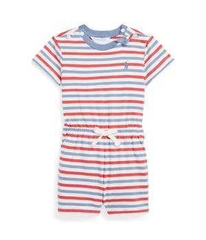 Ralph Lauren | Striped Cotton Jersey Romper (Infant),商家Zappos,价格¥136