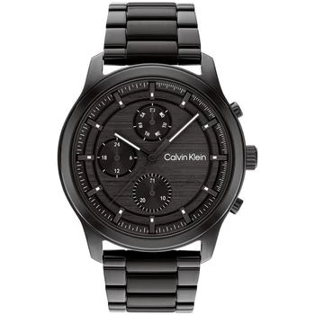 Calvin Klein | Men's Black Stainless Steel Bracelet Watch 44mm 