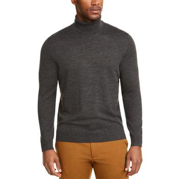 推荐Men's Merino Wool Blend Turtleneck Sweater, Created for Macy's商品