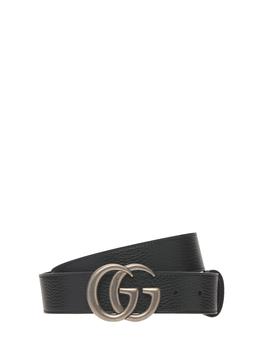 gucci皮带男, Gucci | 4cm Gg Marmont Reversible Wide Belt商品图片 