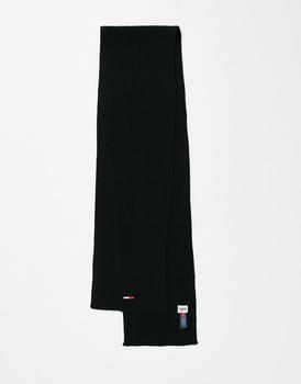 推荐Tommy Jeans core flag scarf in black商品