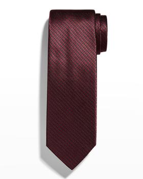 Brioni价格, Brioni | Men's Silk Jacquard Micro Tie商品图片 