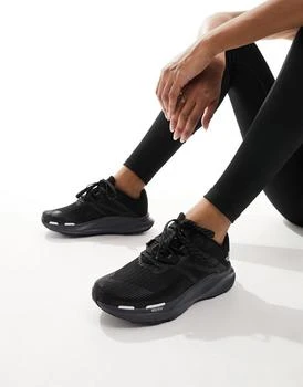 The North Face | The North Face Running VECTIV Eminus trail trainers in triple black 